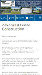 Mobile Screenshot of advancedfenceconstruction.net